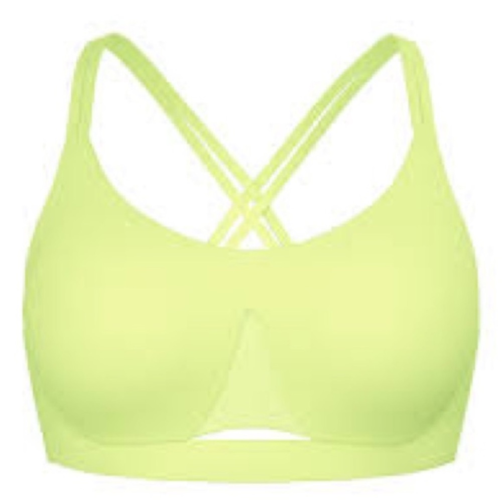 Victoria's Secret Neon Yellow Sports Bra - Picture 1 of 4